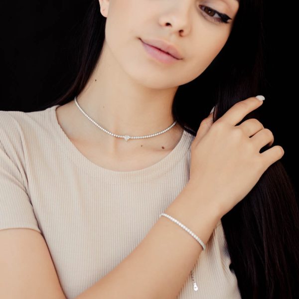 122-1.jpg Срібний чокер Серце