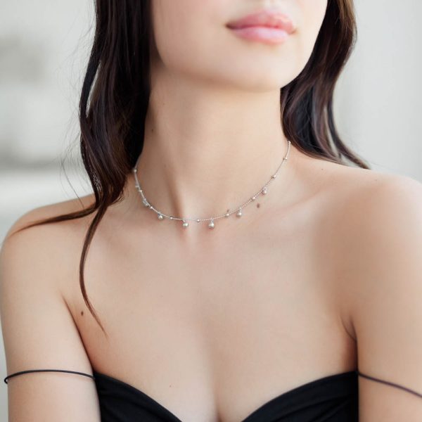 149-1.jpg Срібне кольє Кульки