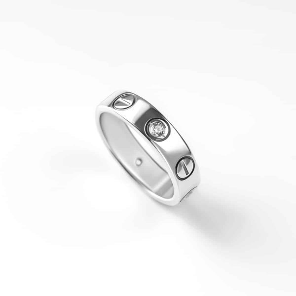 Срібний перстень Cartier Love