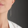 236_result.webp Срібні сережки Хрестики на ланцюжку