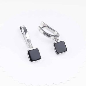 2b3222ef3753c237f8828a781a3c0ca8-5.jpg Срібні сережки Одіс з оніксом