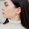 6a61ddd58058f2dd78df4b6b101b9095-4.jpg Срібні сережки Дуо з емаллю