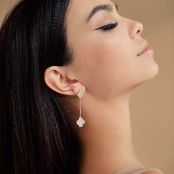 789bfa409bedd6523815c00ca0633fcc-7.jpg Срібні сережки Кліф ланцюжок з цирконієм