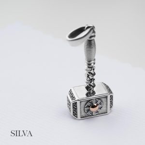 8cceff4f9f7daf1d876fae9e96d3e5af-3.jpg Срібна підвіска Світоч Молот Тора
