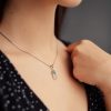 Срібна підвіска Ананас