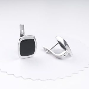 d4f4f2470a64c3eb5195f92b3f56ac96-9.jpg Срібні сережки Джен з оніксом