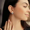 elegiya.webp Срібні сережки Елегія з сірим улекситом